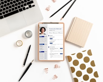 CV Template | Resume Template Word | Resume Template with Photo | Professional Resume |  Clean CV Template with Picture | Curriculum Vitae