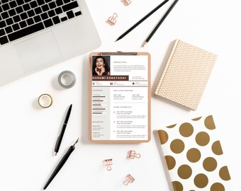 CV Template | Resume Template Word | Resume Template with Photo | Professional Resume |  Clean CV Template with Picture | Curriculum Vitae