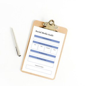 Planificador de redes sociales imprimible / Planificador de redes sociales / Planificador de pequeñas empresas / Contenido de redes sociales / Plan de marketing / Redes sociales