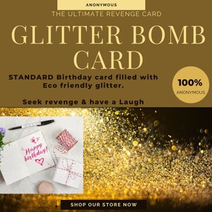 Make a Glitter Bomb Card (Instructions & Template) - The Art of Doing Stuff