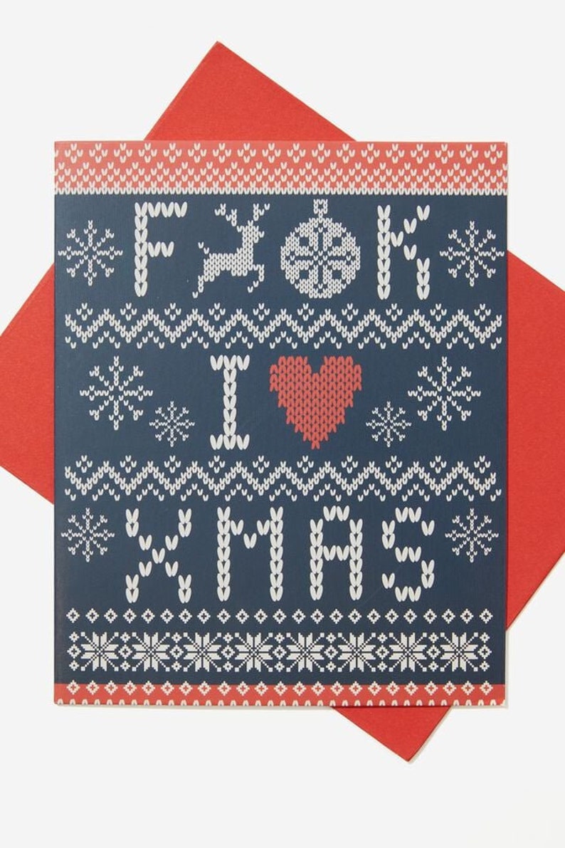 PREMIUM RANDOM Glitter Bomb Christmas Card, Anonymous Prank Christmas