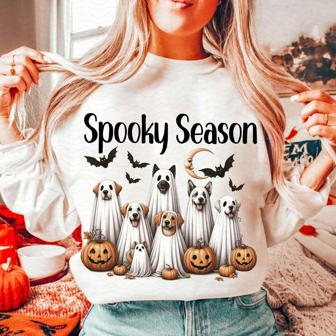 Retro Ghost Dog PNG, Spooky Season PNG, Halloween Ghost Dog Png ...