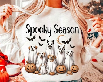 Cane fantasma retrò PNG, Stagione spettrale PNG, Cane fantasma di Halloween PNG, Cane zucca di Halloween PNG, Cane Halloween PNG, Cane carino Boo Halloween PNG