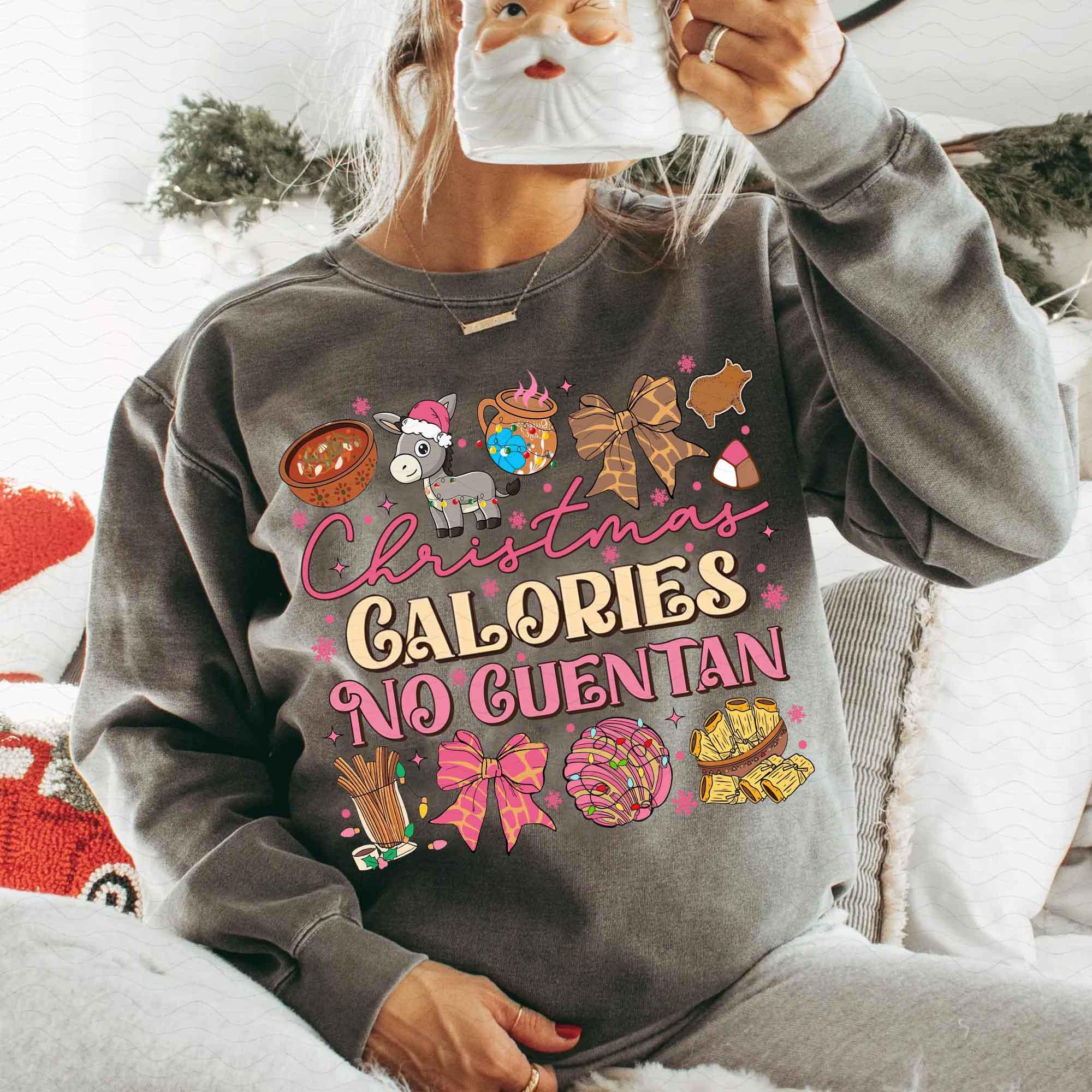 Coquette Christmas Calories No Cuentan Png, Mexican Christmas Png, Tis ...