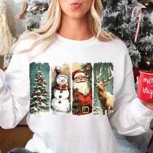 Retro Christmas PNG, Christmas Shirt PNG, Vintage Christmas PNG, Santa Claus png, Christmas Sublimation, Merry Christmas png, T-shirt design