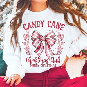 Pink Candy Cane Christmas Club Png, Christmas Season Png, Funny Christmas png, Christmas Sublimation T Shirt design PNG