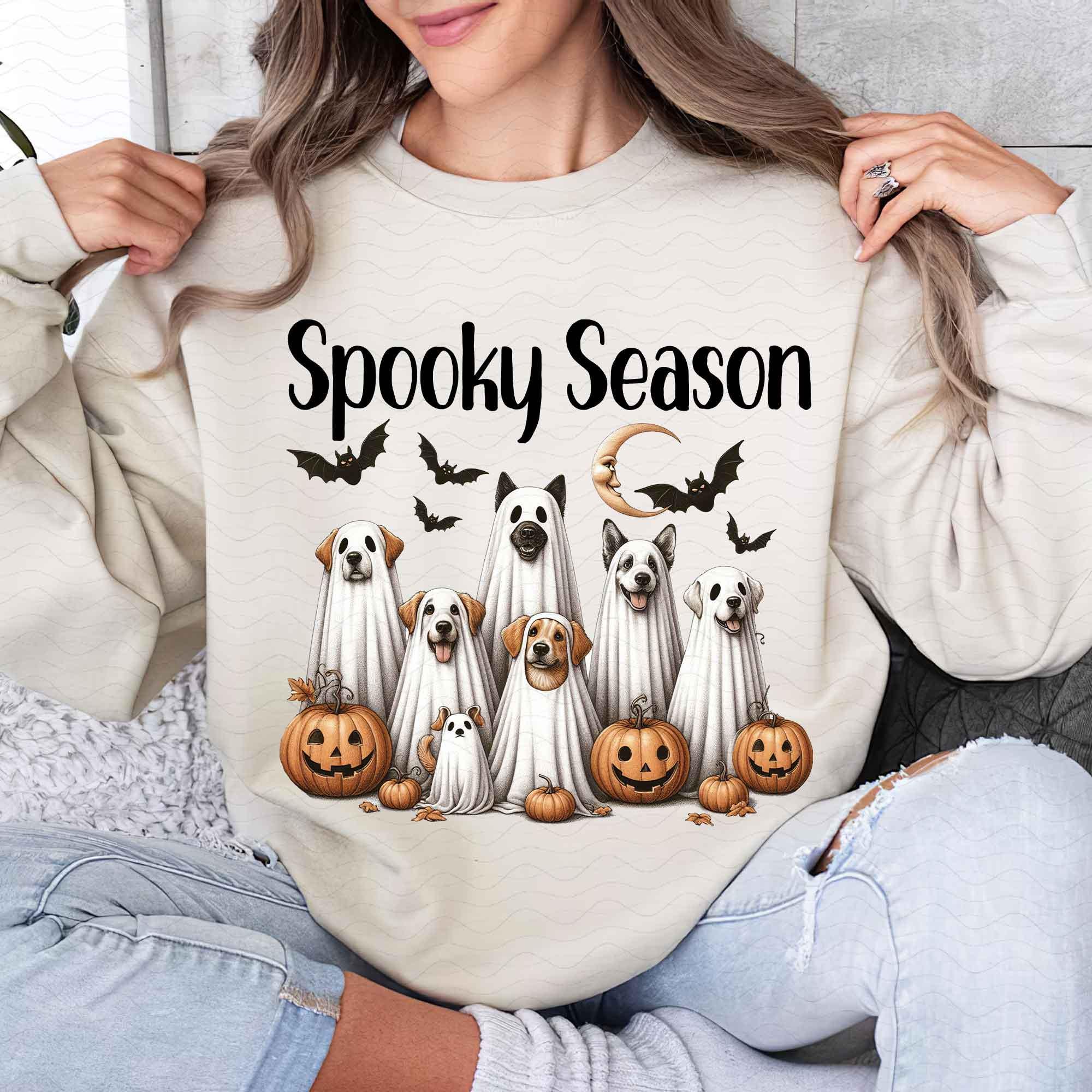 Retro Ghost Dog PNG, Spooky Season PNG, Halloween Ghost Dog Png ...