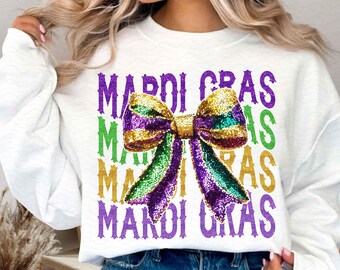 Coqueta de Mardi Gras PNG, Mardi Gras Retro PNG, Flor de Lis PNG, Brillantina, Roscón de Reyes PNG, Cangrejo de Luisiana PNG, Diseño de Lazo de Coqueta PNG