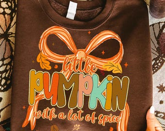 Kleine pompoen met veel kruiden png, preppg coquette herfst png, peuter kinderen halloween png, herfst png, herfst png, preppy