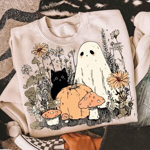 Spooky vibes floral ghost Png,Fall Png, Fall pumpkin Sublimation Shirt png, Pumpkin png, HALLOWEEN png, spooky mama png,Halloween shirt png