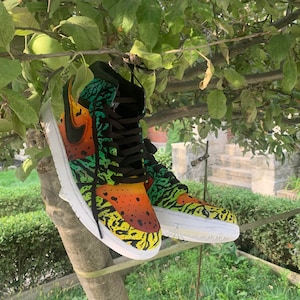 Sunset Moth Custom Air Jordan 1&#39;s