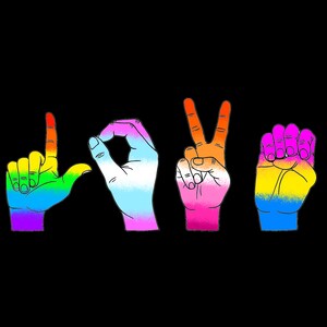Love Pride Sign
