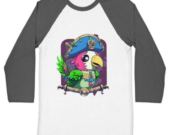 Parrot Baseball T-Shirt - Colorful T-Shirt - Graphic Tee Shirt
