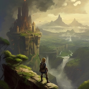 Link Land of Hyrule Legend of Zelda: Tears of the Kingdom Digital Image .PNG file