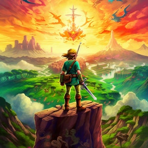 Link Land of Hyrule Legend of Zelda: Tears of the Kingdom Digital Image .PNG Datei