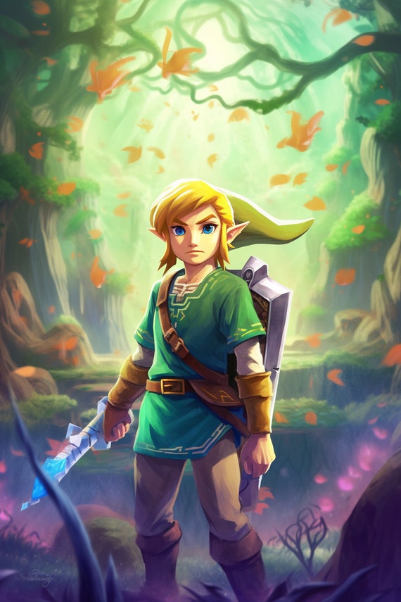 Link Fan Art Legend of Zelda: Tears of the Kingdom Digital Image .PNG file