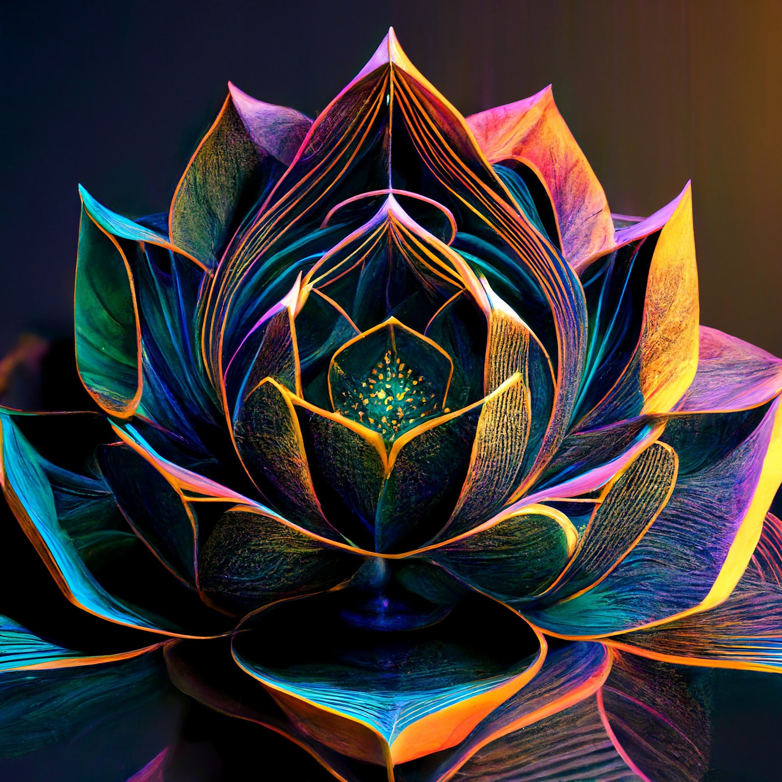 Prism Lotus - Etsy