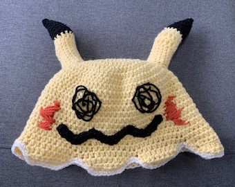 Patrón de crochet para el gorro Mimikyu