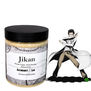 Jikan Whipped Brown Sugar Scrub for Sensitive Skin & Fragrance Free
