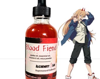 Blood Fiend Anime Skincare Body Oil | Hydrating Glow Oil | Otaku Self Care
