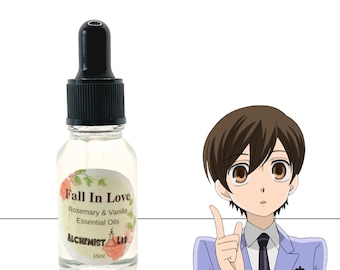 Vanilla Rose Anime Essential Oil | Kawaii Aromatherapy | Otaku Self-Care | Anime-Inspired Scent