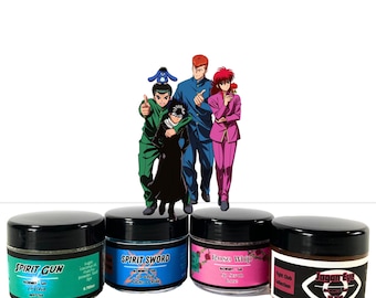 Kawaii Anime Lip Scrub Set – Exfoliating Sugar Scrubs, Cute Lip Care Gift, Anime Beauty Set