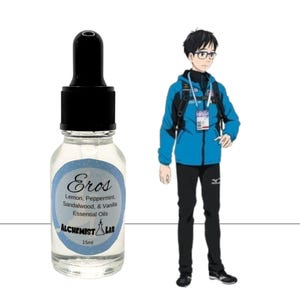 Yuuri&#39;s Eros Anime Naturreine Mischung aus ätherischen Ölen für Aromatherapie, Parfüm und / oder Diffusor