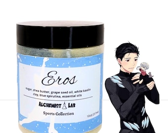 Exfoliante corporal batido Eros Anime Lover / Exfoliante de azúcar hidratante / Cuidado personal Kawaii