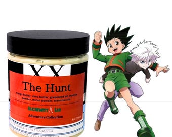 Manteca corporal batida Hunt Otaku / Hidratante inspirado en el anime / Regalo kawaii