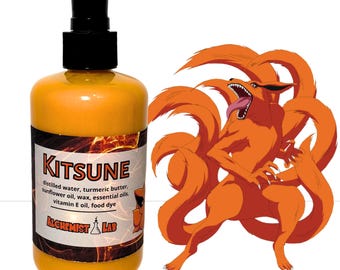 Kitsune Kawaii Anime Water-Based Lotion – Non-Greasy Moisturizer, Soft Skin Lotion, Cute Self-Care Gift