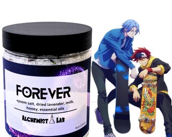 Forever Anime Inspired Bath Salts | Kawaii Bath Soak | Relaxation & Self-Care
