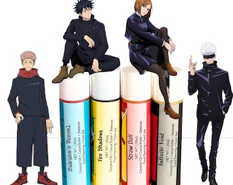 Colección de bálsamos labiales de anime / Aceite de coco, manteca de cacao, cera de abejas "con sabor"
