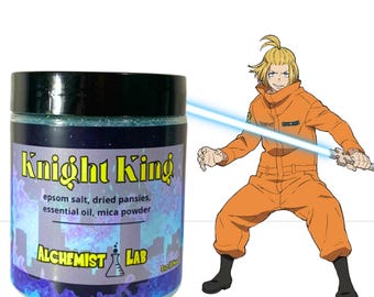 Knight King Anime Self-Care Bath Salts | Kawaii Relaxing Spa Gift | Otaku Bath Soak