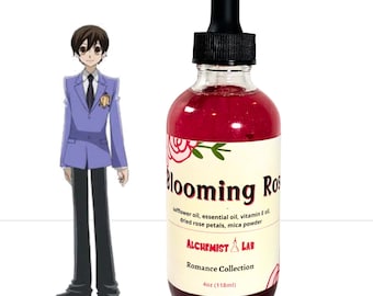 Blooming Rose Otaku Body Oil | Anime Inspired Skincare | Kawaii Self Care Gift