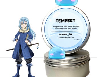 Bálsamo corporal Tempest Anime Lover / Cuidado hidratante de la piel / Regalo Kawaii