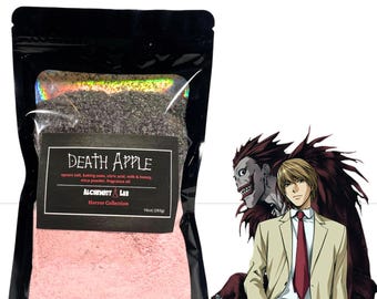 Poción de baño inspirada en el anime Death Apple / Efervescente y relajante / Regalo de baño kawaii