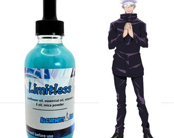 Limitless Kawaii Anime Body Oil | Hydrating Skin | Otaku Gift | Anime Skincare