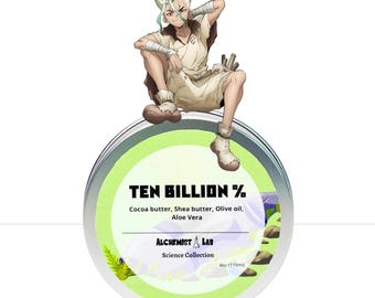 Bálsamo corporal sin fragancia Ten Billion % / Hidratante para piel sensible / Cuidado suave y natural de la piel