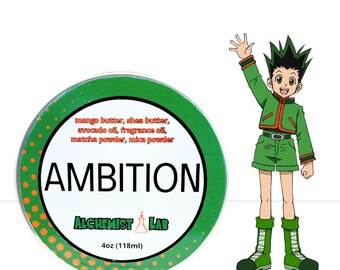 Bálsamo corporal Ambition Otaku / Bálsamo hidratante inspirado en el anime / Cuidado de la piel Kawaii