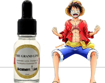 Lime & Eucalyptus Anime Essential Oil | Kawaii Aromatherapy | Otaku Self-Care | Anime-Inspired Scent