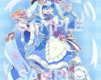 Shrimp Miku Keychain. 2.5 Inches. - Etsy