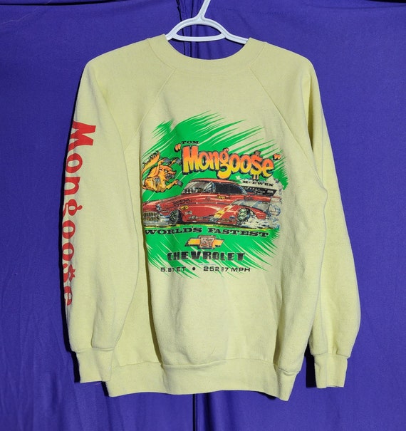 Tom "Mongoose McEwen" 1990 World Tour Light Yellow Crewneck