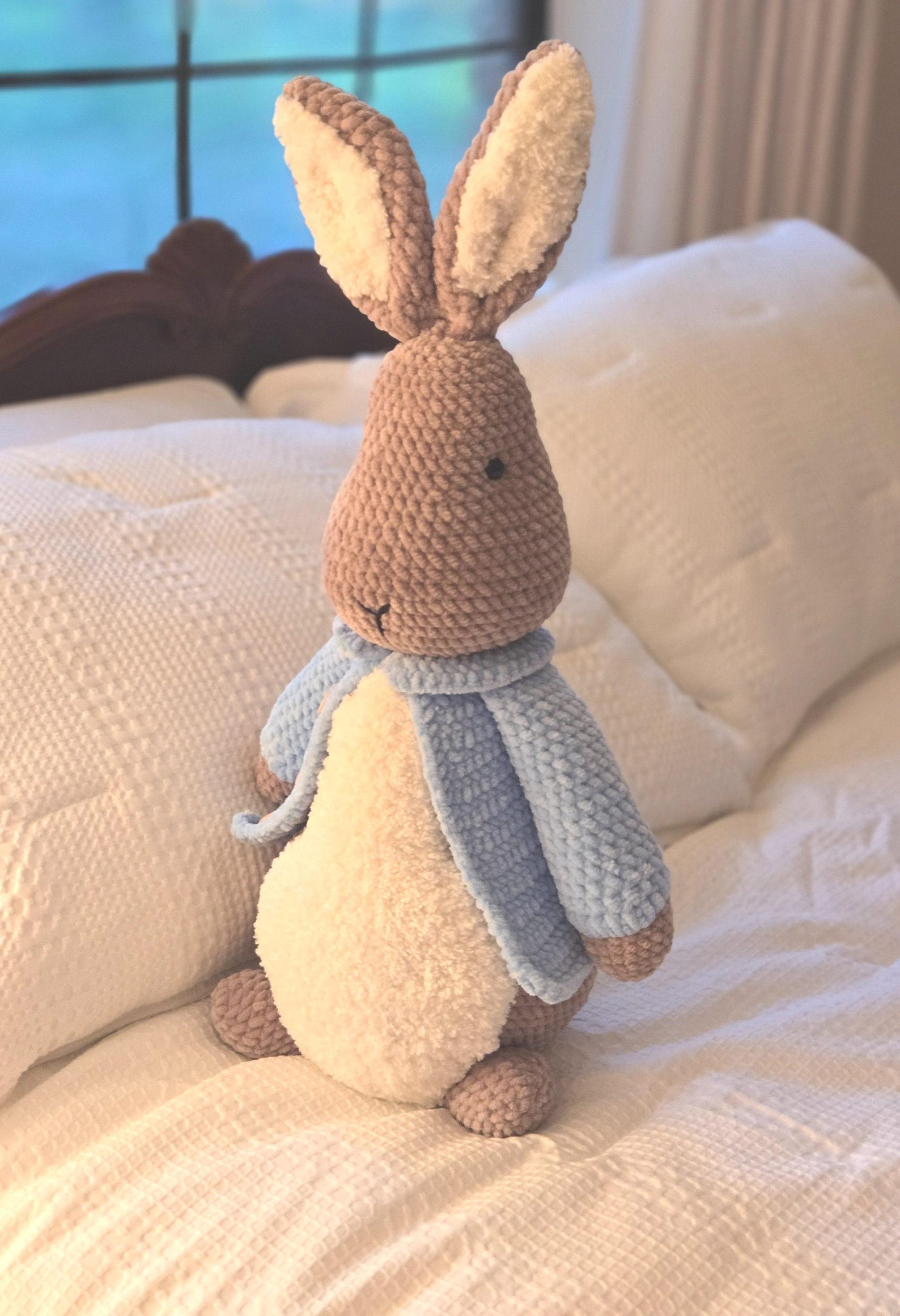 Handmade Peter Rabbit Crochet Stuffed Animal Plushie Collectable ...