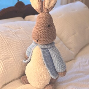 Handmade Peter Rabbit Crochet Stuffed Animal Plushie Collectable ...