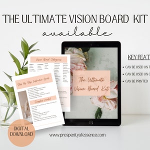 The Ultimate Vision Board Kit / New Years Resolution