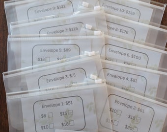 12 Envelope Challenge (Livré avec des enveloppes)