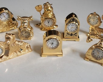 Pierre Cardin Piano Quartz Clock Gold and Silver Tone - Etsy