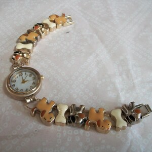 Women's Number Dial USA Flag, Fruit, Cute Animal, School Teacher, Bingo, Dog House Cute Watches Gold Cute Puppies