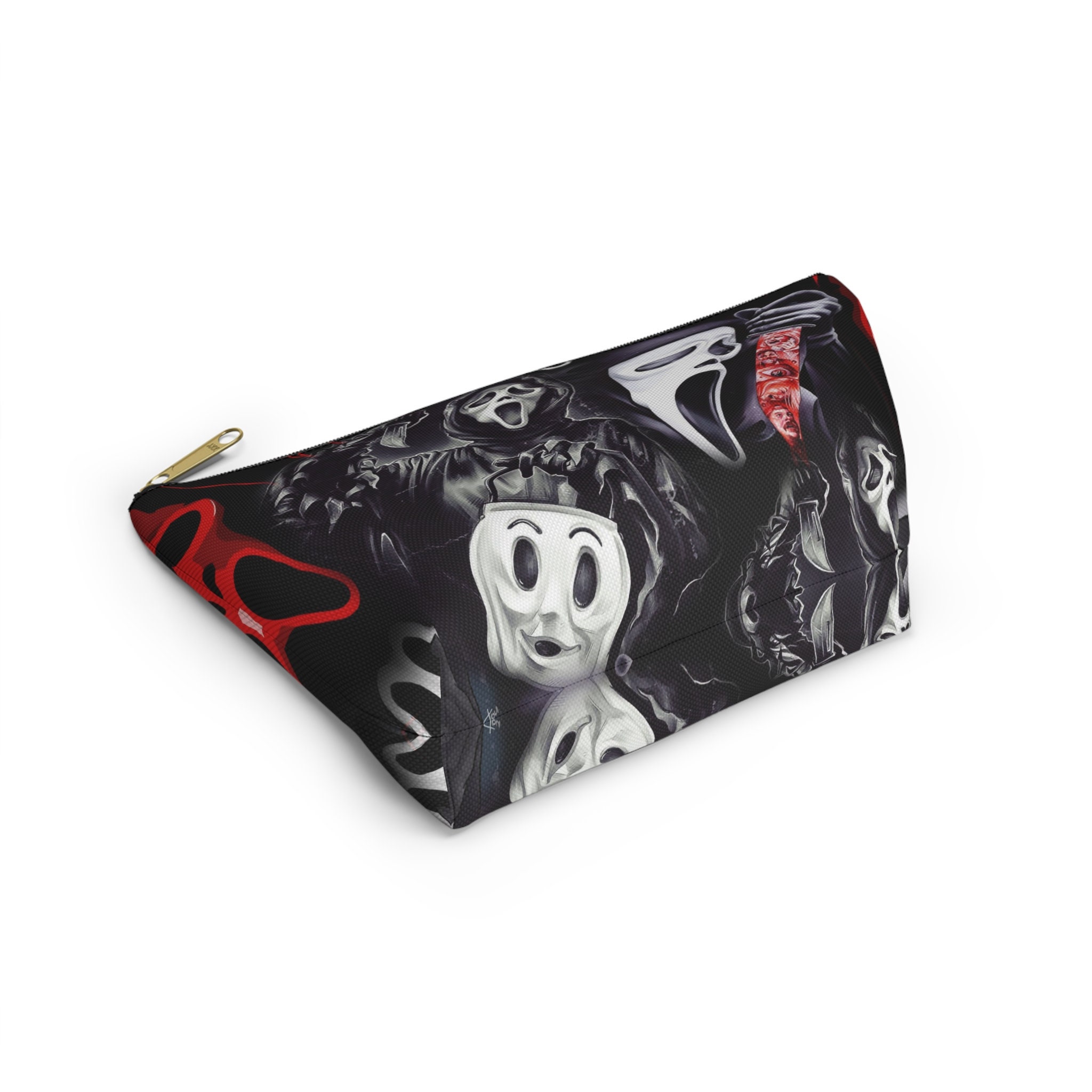 Scream Merch, Ghostface Makeup Bag, Gothic Horror Purse, Halloween