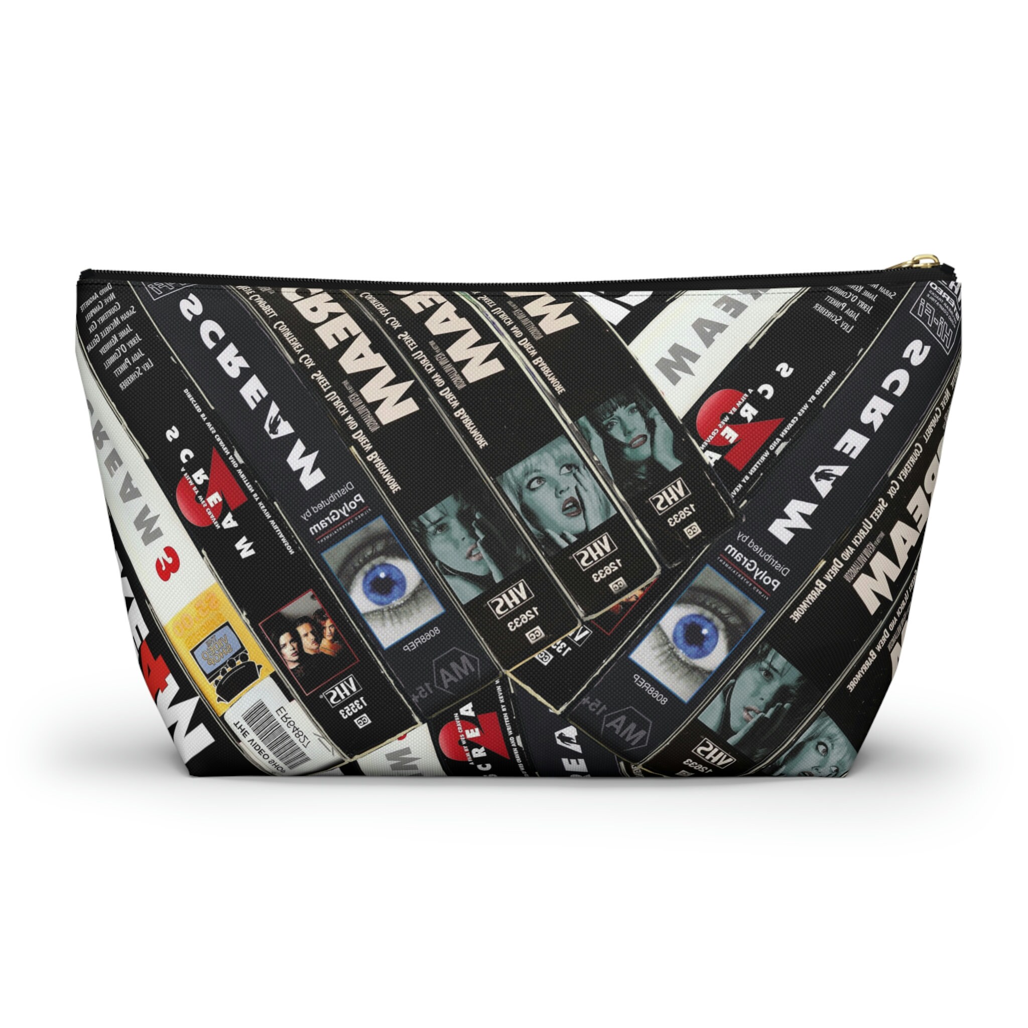 Horror Accessory Pouch, Classic Horror Film Gifts, Cosmetic Gothic Bag